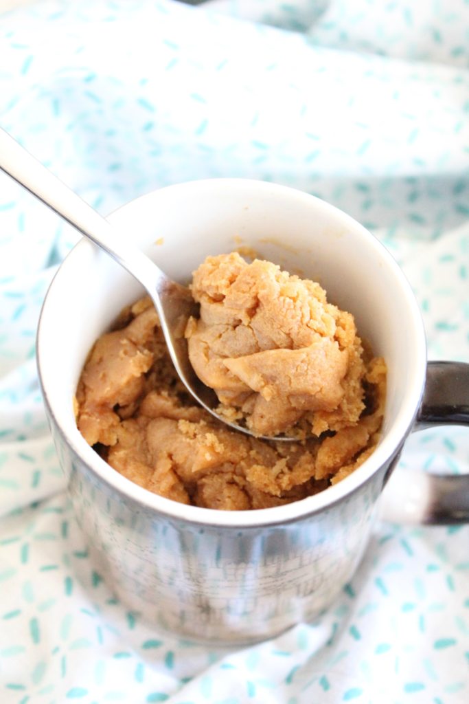 Peanut Butter Cookie Mug Cake
