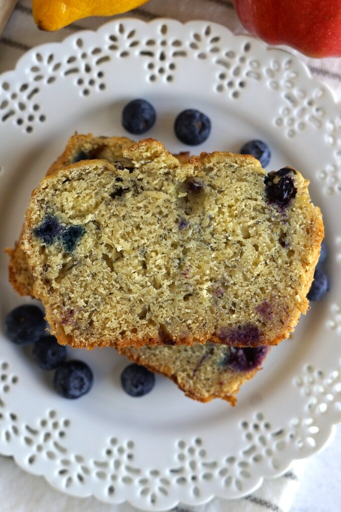 Banana Bread with Blueberries