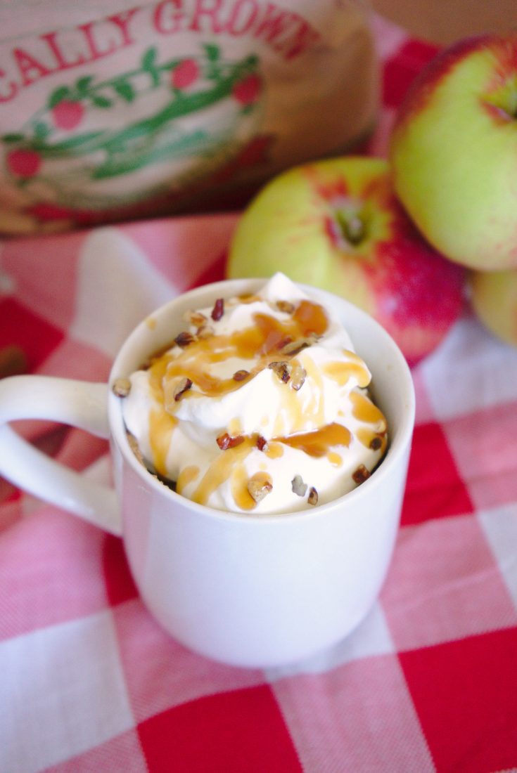 Caramel Apple Mug Cake