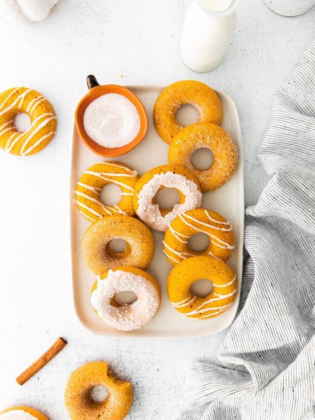 Homemade Baked Pumpkin Donuts Story