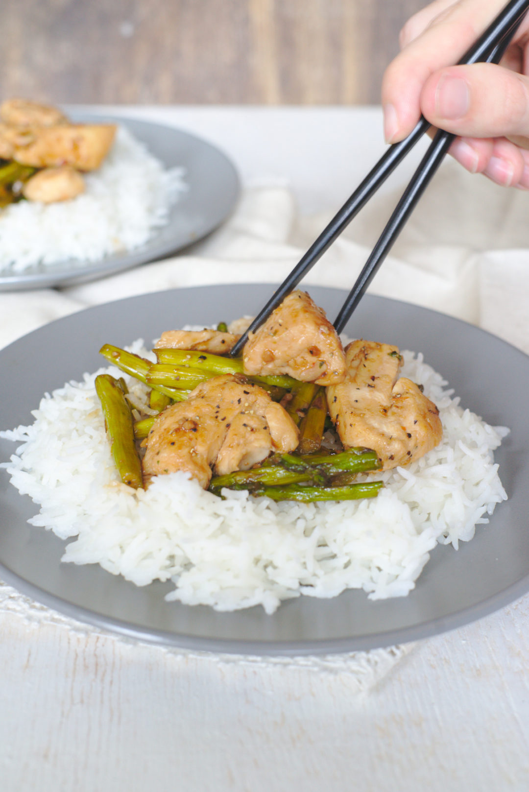Black Pepper Chicken and Asparagus Stir Fry Mildly Meandering