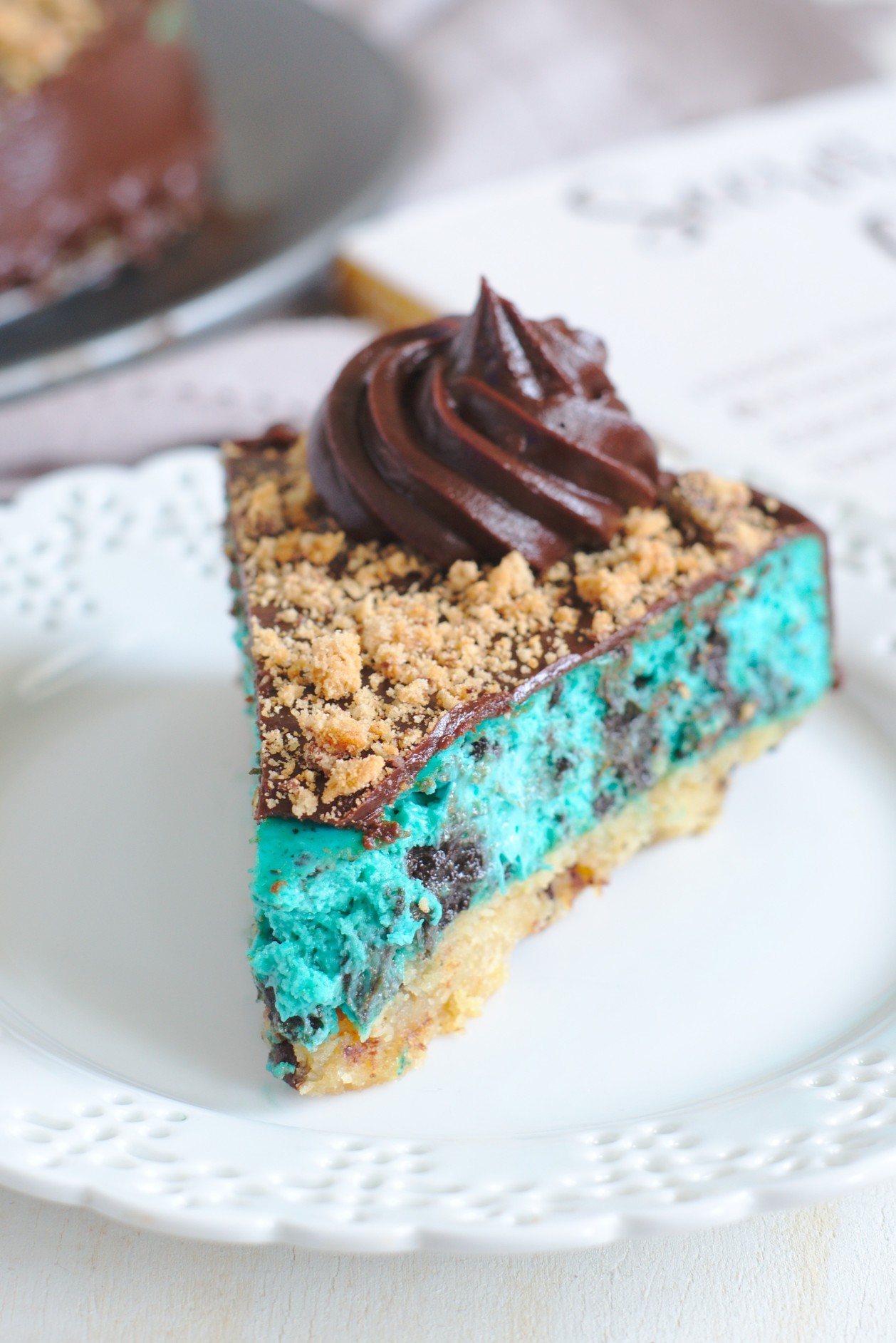 Cookie Monster Cheesecake Recipe