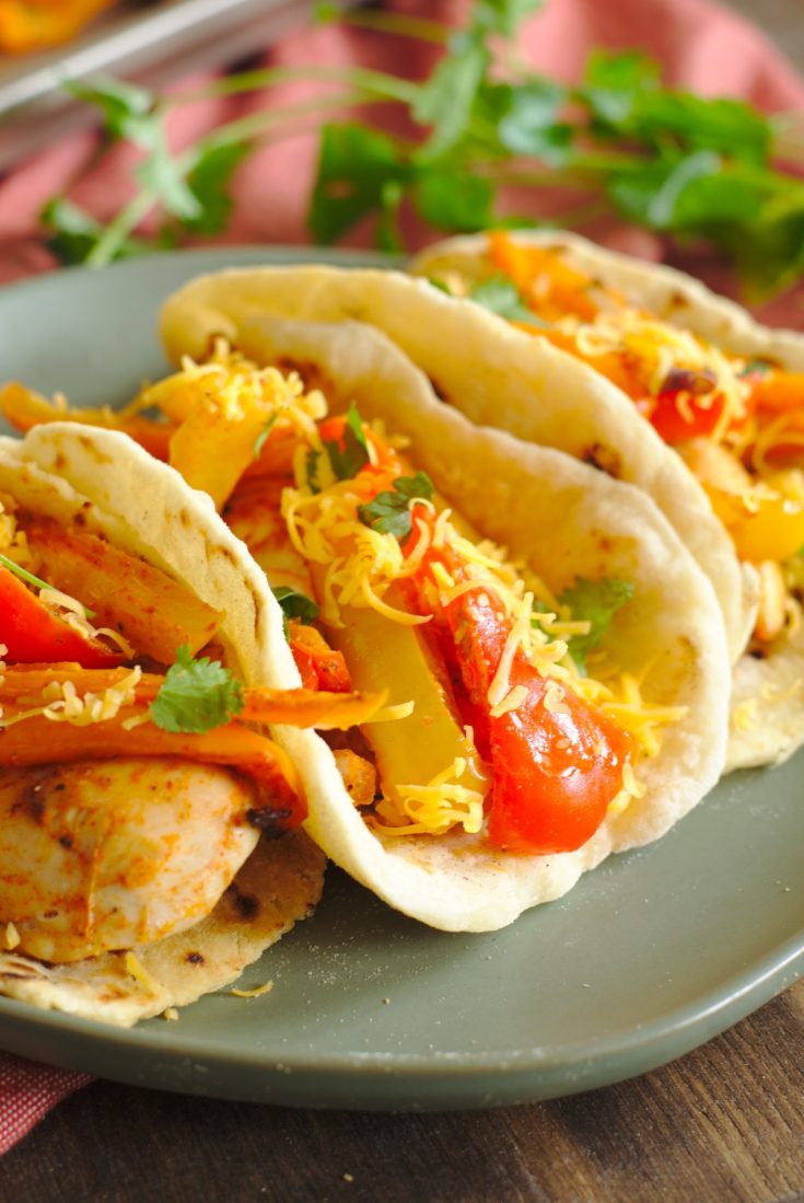 Sheet Pan Chicken Fajitas