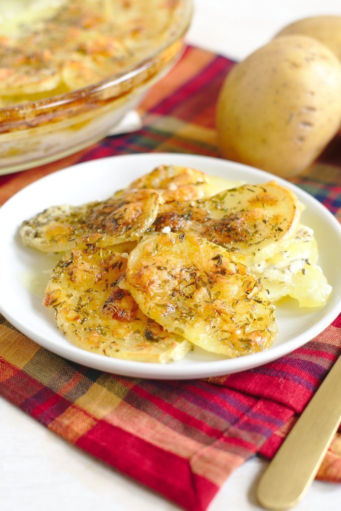 Mediterranean Scalloped Potatoes – Mildly Meandering