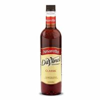 Da Vinci Amaretto Syrup, 750 ml Bottle (Plastic).