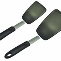 UNICOOK 2 Pack Flexible Silicone Spatula, Turner, 600F Heat Resistant, Ideal for Flipping Eggs, Burgers, Crepes and More, BPA Free, FDA Approved and LFGB Certified