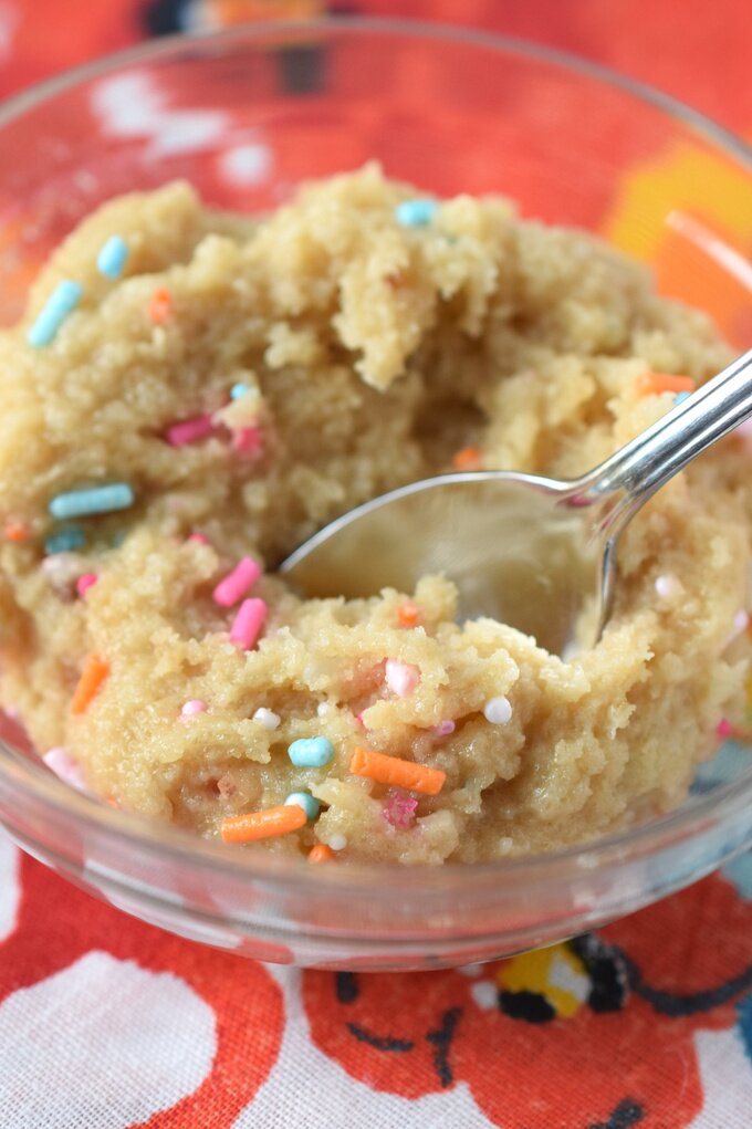 No Bake Sugar Cookie Dough Mildly Meandering
