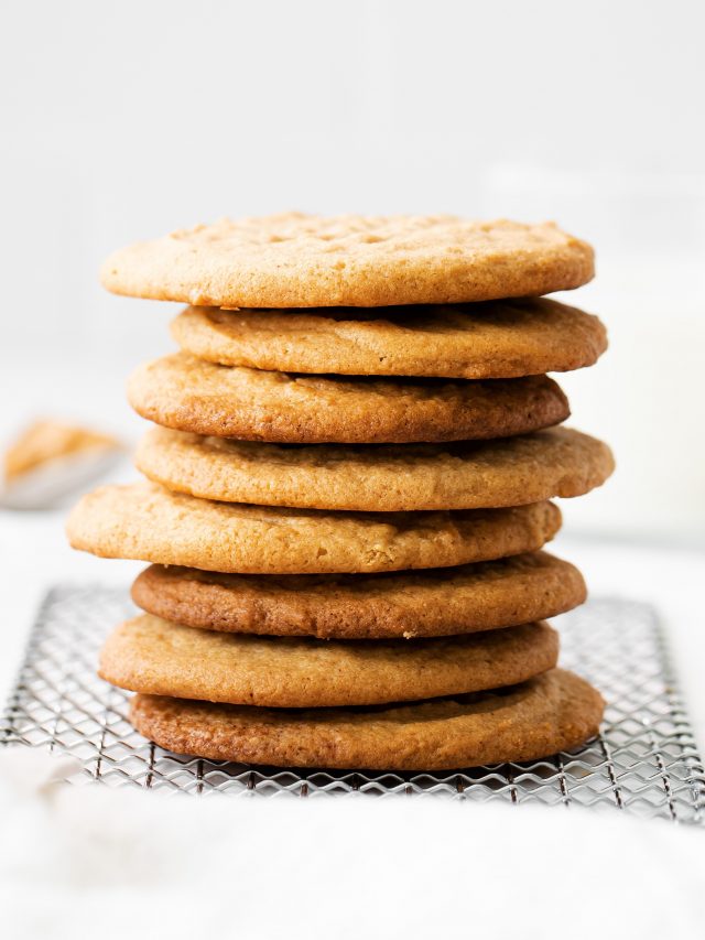 Brown Butter Peanut Butter Cookies Story
