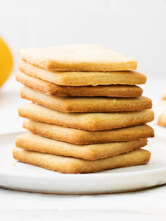 Lemon Shortbread Cookies Story