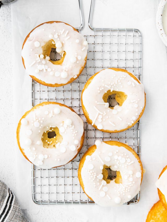Baked Vanilla Donuts Story