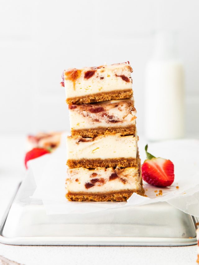 Strawberry Cheesecake Bars Story