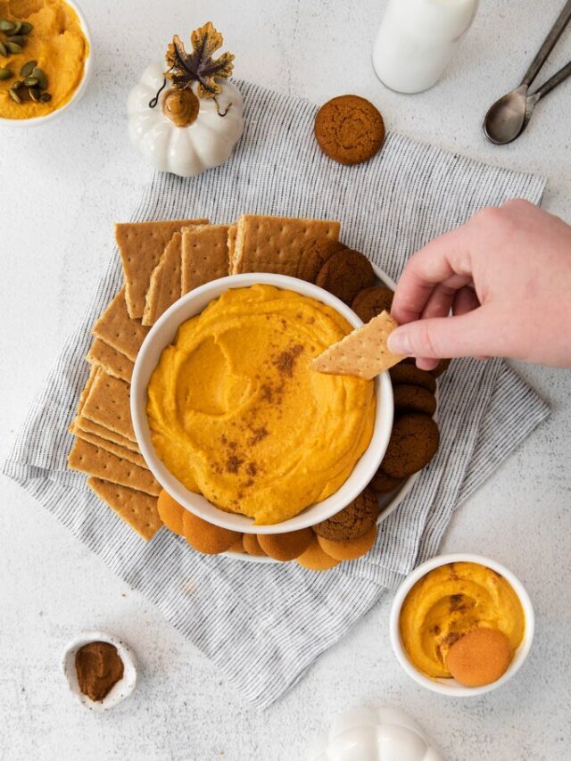 Homemade Pumpkin Cheesecake Dip Story