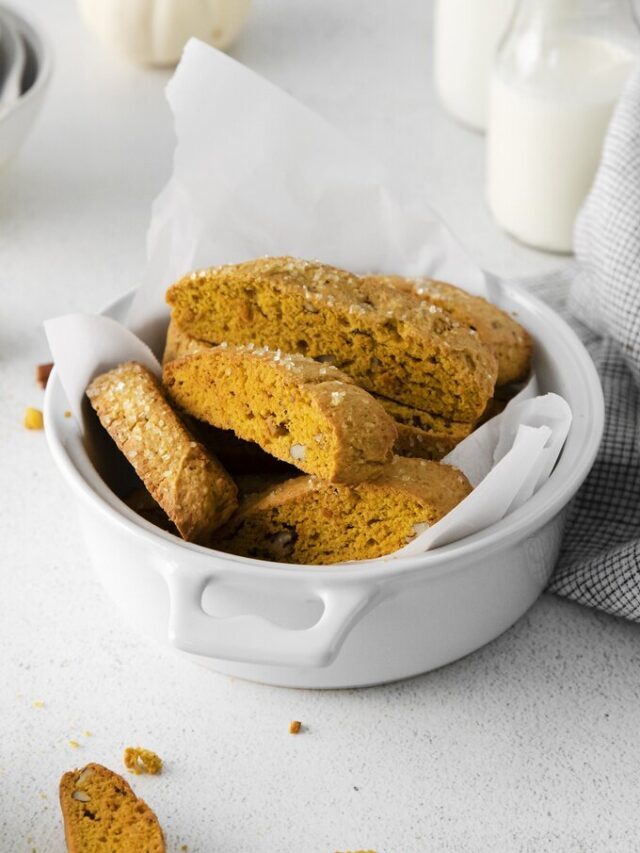 Homemade Pumpkin Biscotti Story