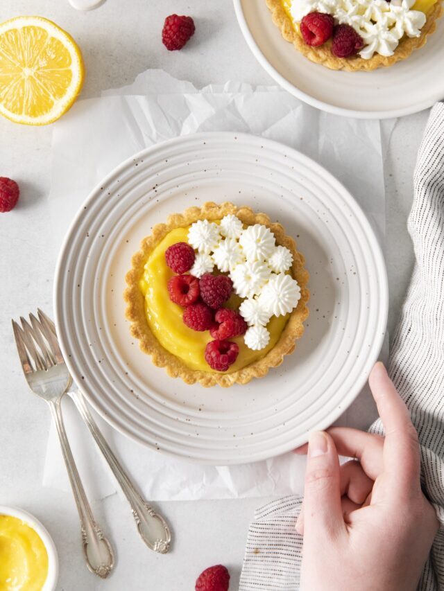 Lemon Raspberry Tarts Story