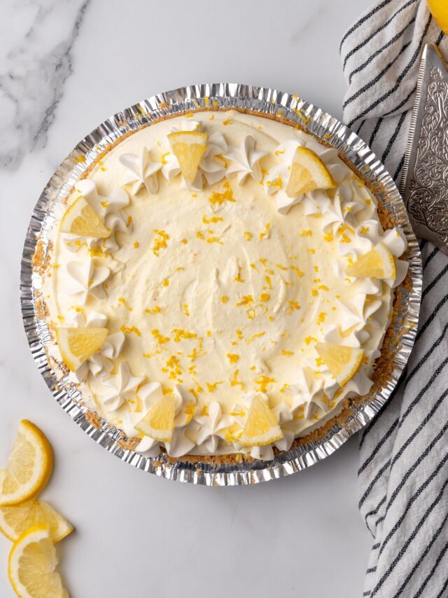 No Bake Lemon Pie Story