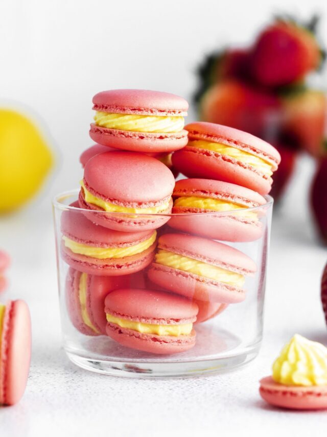 Strawberry Lemon Macarons Story