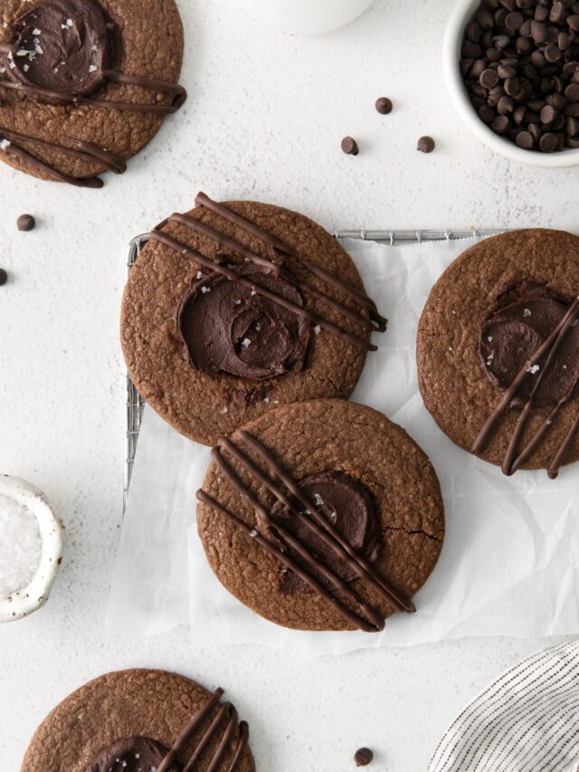 Double Chocolate Thumbprint Cookies Story