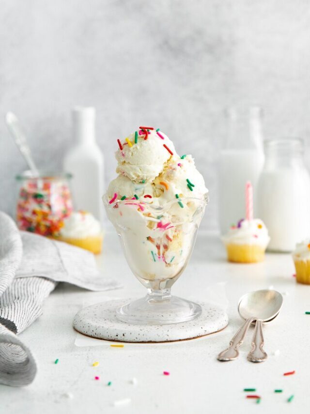 Cake Batter Ice Cream Story