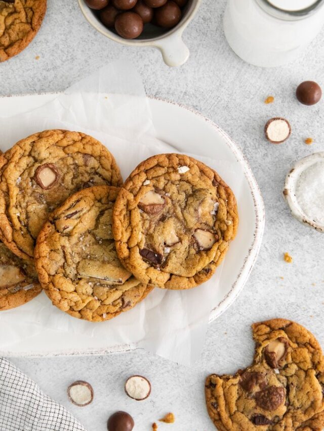 Malted Milk Chocolate Chunk Cookies Story