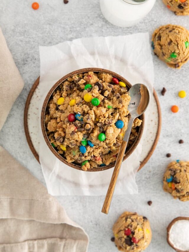 Edible Monster Cookie Dough Story