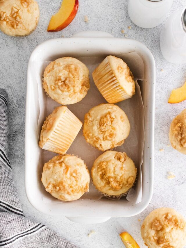 Peach Streusel Muffins Story