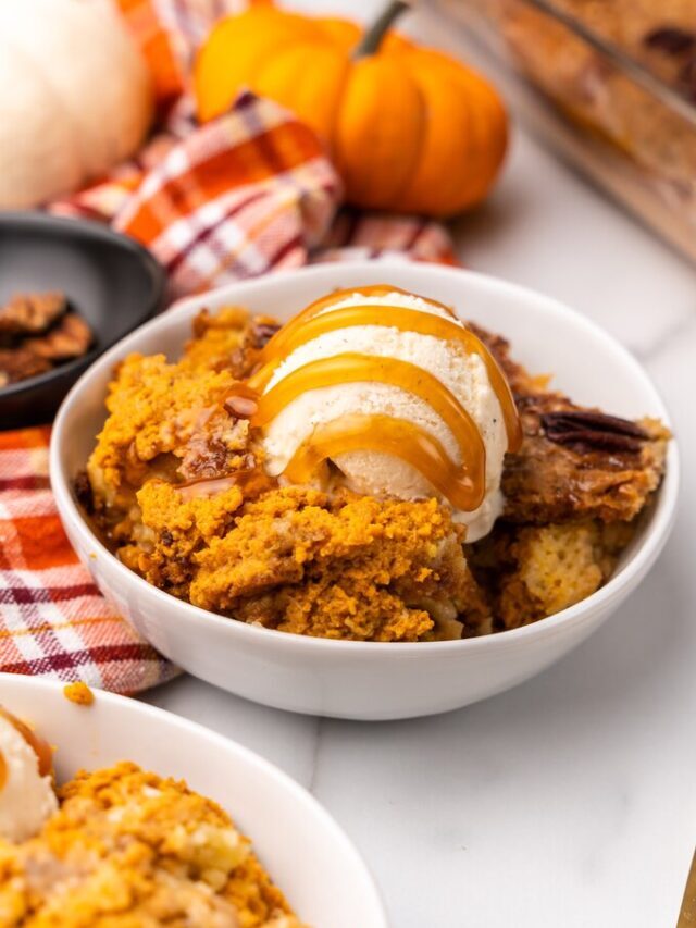 Pumpkin Dump Cake Story